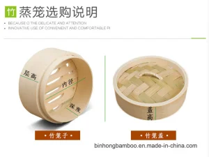 Hot Sells High Quality Round Bamboo Steamer