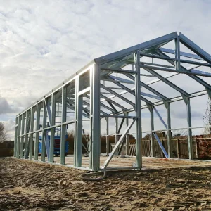 High Quality Steel Structure Hurricane Proof Prefab Workshop