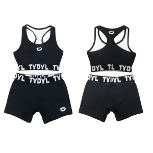 Stylish Black Sportswear Set