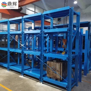 Mold Storage Rack Hoist Crane Mould Shelves, Steel Warehouse Rack for Mould/mold Storage  Pull In/out Shelves garage shelving