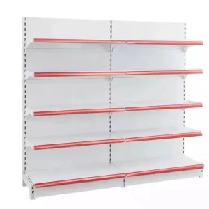 Heavy Duty Double-Sided Supermarket Rack Shelving Gravity Dispenser Roller Shelf for Freezer Drink Display