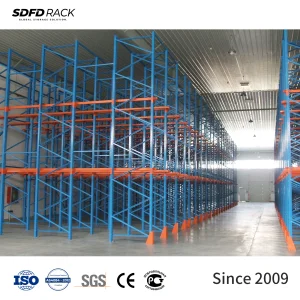 1000kg Heavy Duty 5 Layer Adjustable Steel Warehouse Pallet Racking LIFO Drive-In Rack System
