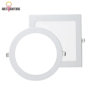 Zhongshan Nature Warm Cool White 3W 6W 9W 12W 15W 18W 24W Flush Embedded Round Square LED Ceiling LED Panel Down Light