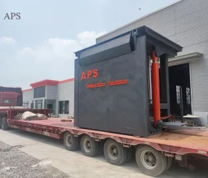 Aps 500kg 5ton Forno de Fusão de Indução para Derretimento de Metal em Cobre, Alumínio, Ferro Fundido, Latão, Bronze e Aço Inoxidável à Venda com Preço de Fábrica
