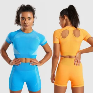 Conjunto de Roupas de Esporte Sexy para Mulheres, Conjunto Curto de Yoga, Roupas de Yoga, Roupas de Esporte para Mulheres