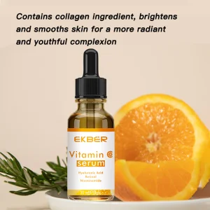 Skin Care Lightening Facial Serum Anti Aging Anti Wrinkle Firming Hyaluronic Acid Vitamin E Face Serum