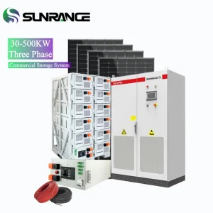 Conjunto completo sistema solar híbrido fuera red 50kw