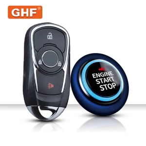 Universal Smart Engine Lock Ignition Starter Anti-Theft Remote Control Pke One Button Start Stop Car Alarm Keyless Entry System