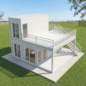 TOPPRE Detachable Container Light Steel Structure Sunroom Modern Prefabricated Casa Small 20ft Container Mini House Modular Home