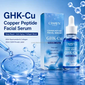 Private Label Anti-Aging Ghk-Cu Collagen Face Serum