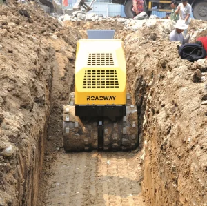 1.5 Ton Stage 5 Vibratory Compactor Remote Control Trench Road Roller