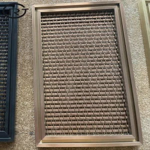 Classic Copper Woven Metal Mesh for Partition Wall Decoration Wire Mesh