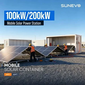 Planta Solar Portátil 100kw-200kw