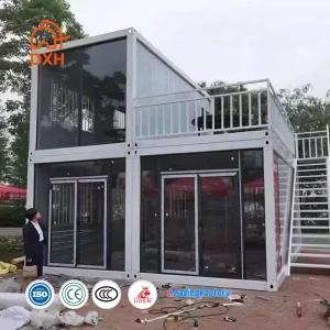 Dxh Manufacture Factory Price Living Office Hotel Dormitory Custom Modular Detachable Prefab Flat Pack Container House Home
