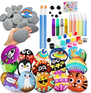 Rock Painting Kit Glow in The Dark Paints
