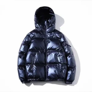 Mens Shiny Puffer Jacket