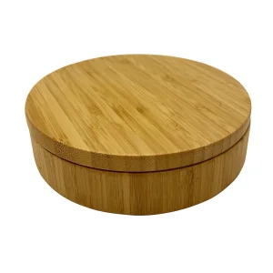 Totally Bamboo Salt Cellar Bamboo Storage Box With Magnetic Swivel Lid