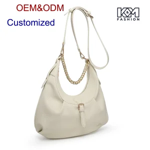 Stylish Crossbody Tote Bag with Unique Buckle for Women