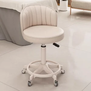 Professional Contemporary Adjustable Rolling Stool with Backrest Drafting Spa bar Medical Salon Tattoo Stool Chairs with Wheel
