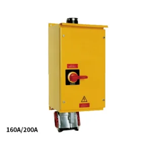 200A IP55 Receptáculo Montado na Superfície à Prova d'Água Industrial Caixa Metálica com Interruptor