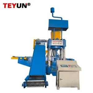 Hydraulic Automatic Feeding Vertical/Horizontal Briquette Compactor Press for Recycling Aluminum, Cooper, Iron, Steel Chips and Powder