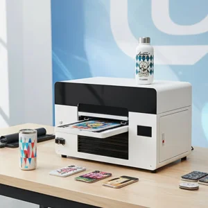 Multifunctional 3D LED Digital UV Inkjet Printer for Pen Bottle Mobile Phone Case Crystal Label