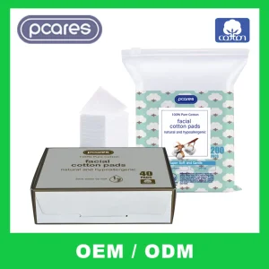 Discos de algodón puro