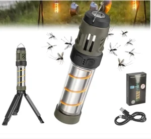 Tripod Campsite Multifunctional Camping Lantern Compact Size Waterproof LED Insect-Repelling Lamp Rechargeable Camping Light