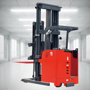 1500kg 10 Meters Electric Vna Trilateral Reach Truck for Sale