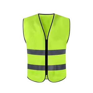 Versatile Lightweight ANSI Class 2 Waterproof Reflective Safety Vest Customized Logo High Visibility Zipper For Outdoor Work