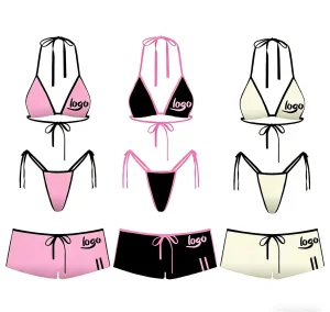 Sports Style Solid Tank Women's Eco Friendly Bikini