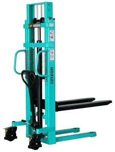 Hot Sale Electric Hydraulic Lifting Stacker Forklift 1500kg Cheap Price CE Manual Pump Pallet Stacker High Quality Battery Manual Stacker 3500mm Lifting Height
