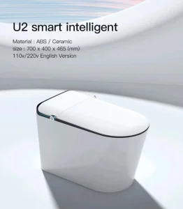 U2 White Smart Toilet, Intelligent Water Closet, One Piece Toilet