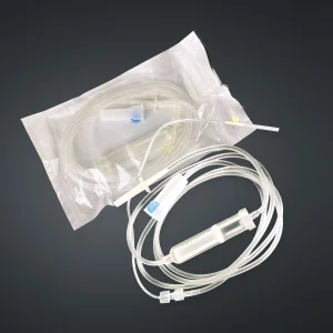 Juego de infusión desechable para transfusión de sangre
