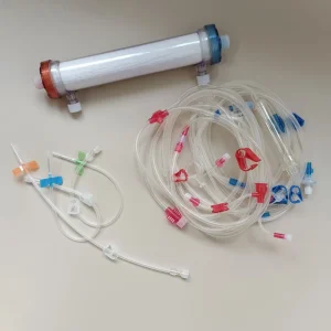 Blood Purification Filter Disposable Hemodialysis Dialyzer High Flux Low Flux