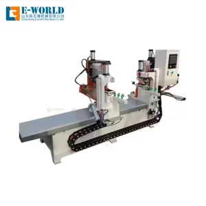 Professional Double Head CNC Glass Corner Edging Machine