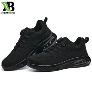 Lightweight Safety Sneakers with Comfortable Rubber Outsole for Work