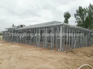 Casa Prefabricada Estrutura de Aço Leve Edifício Dormitório e Escritório Instalação Rápida