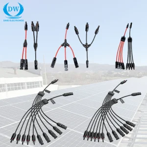 Y Type Solar PV Branch Cable Connector