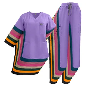 Uniforme de enfermera cómodo con spandex