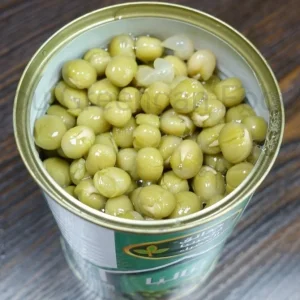 Frijoles enlatados, guisantes verdes enlatados con el mejor sabor