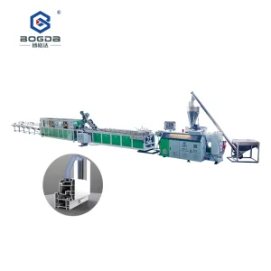 Bogda PVC UPVC Profile Extrusion Manufacturing Machine Plastic Extruder