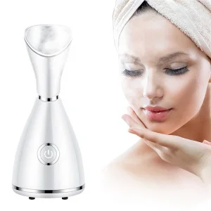 Electric Custom Professional Facial Spa Steamer Nano Beauty Equipment Vaporizer Set Mini Portable Face Steamer for Face
