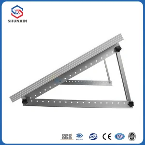 Solar Mounting Balcony Bracket Solar Railing Adjustable Triangle Aluminum Bracket