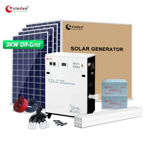 سعر الجملة نظام مجموعة الألواح الشمسية الهجينة المنزلية خارج الشبكة 3kw 3000W 3kVA