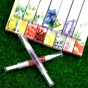 Wholesale Cuticle Revitalizer Oil Private Label 15Types Fruit Fragrance Nail Cuticle Oil Pen Nourish Polish Nail Arts