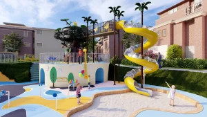 Kids Outdoor Play Zone with Antiskid Design for Secure Play