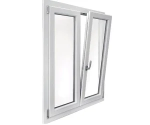 European Style Double/tripled Glazed Glass Window Tilt And Turn PVC Vinyl Windows Prices For Sale