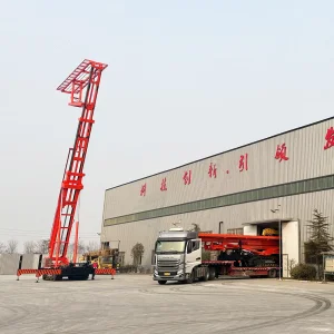 Selling Crawler Hydraulic Lifting Platform Equipment Is Suitable for High-Altitude Steel Structure Construction