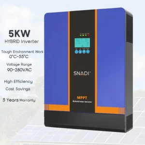 5kw off Grid Inverter AC/DC 220V 3kw High Frequency Hybrid Solar Inverter
